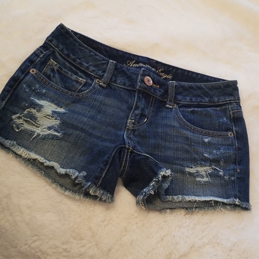 American Eagle womens jean shorts,  Size 0